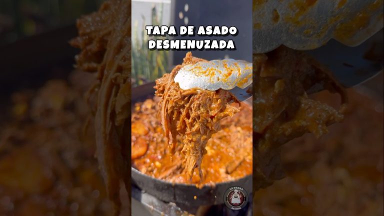 TAPA DE ASADO DESMENUZADA 🥪 #asado #carne #argentina