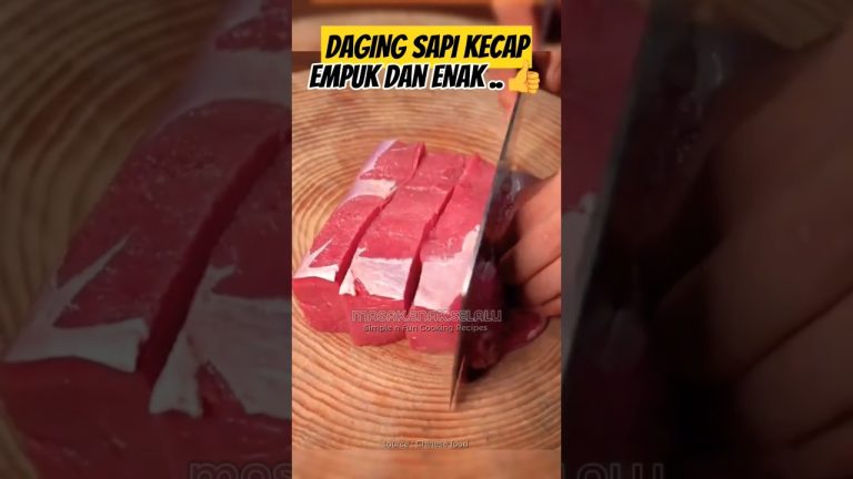 Enak & Empuk !! Resep Simpel Daging Sapi Kecap #kuliner #masak #food #cooking