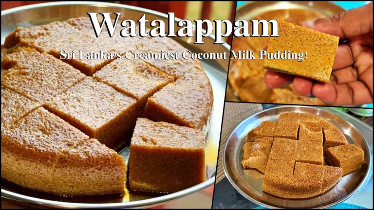 Creamy Srilankan Coconut Jaggery Pudding | Watalappam Recipe | Eid Special Dessert