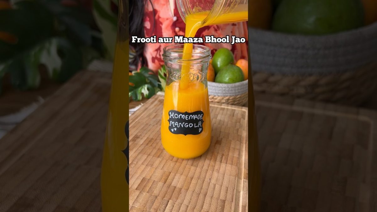 Mango Juice at home !! No preservative or chemicals. Homemade maaza , frooti ! Goodness of Summer