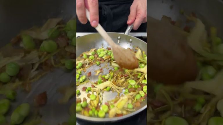 SPAGHETTI PRIMAVERA🍋🌱A pasta that tastes like spring!