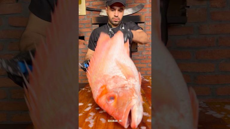 lane snapper fish with rice and vegetables recipe 🐬🔥🥗🍢#fish #cooking #recipe #shorts