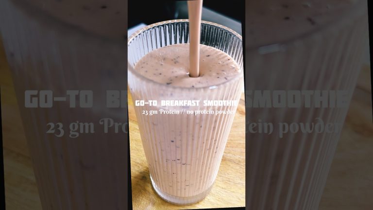 No-Protein Powder Smoothie with 23g Protein! Easy Healthy Breakfast | Ep 24 #weightlossrecipes