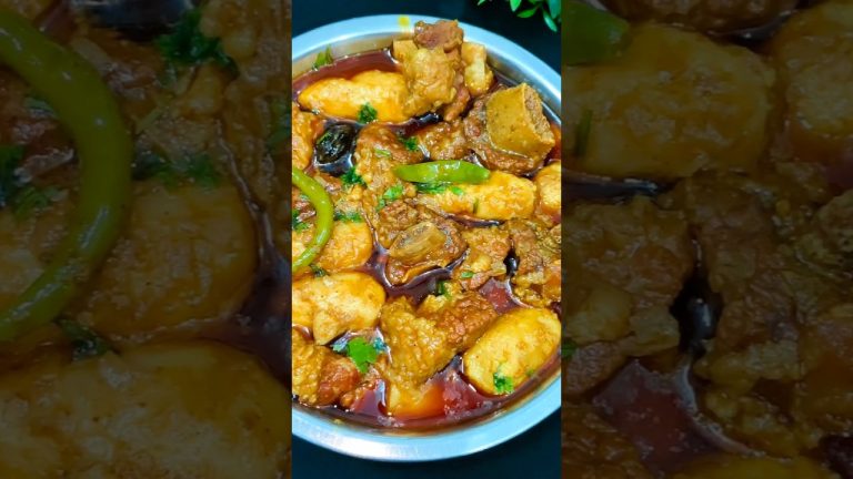 Arvi Gosht Recipe | Arvi Gosht Ka khatta Salan | gosht shorba recipe | eid specia #shorts #aloogosht