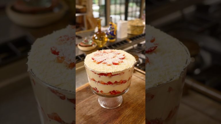 Strawberry & White Chocolate Tiramisù #italianfood #dessert #recipe #thepastaqueen