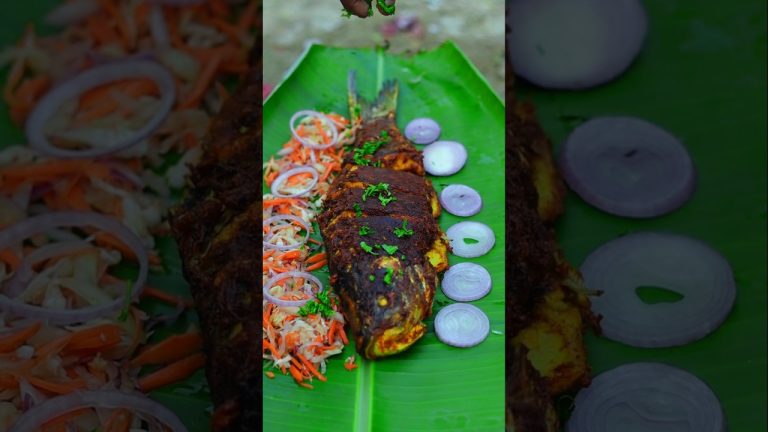 Fish Fry 😋 || Crispy Tawa Fish Fry || Spicy Fish Fry Recipe #food #cooking #shorts