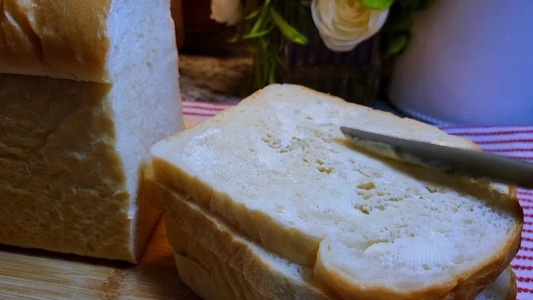 Soft White Bread Recipe EASY! How to make a loaf of bread