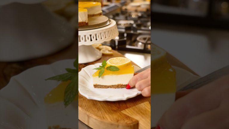 MOTHER’S DAY Lemon Cheesecake🍋 #cheesecake #dessert #food #recipe #thepastaqueen