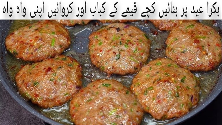 Kachay Keema Kay Kebab Recipe | Authentic Beef Kebab Recipe | Eid Special Recipe By Nabiya Kitchen