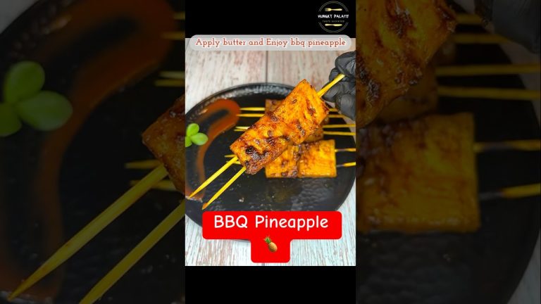 BBQ Nation style grilled Pineapple🍍!! #shorts #viralvideo #hungrypalate