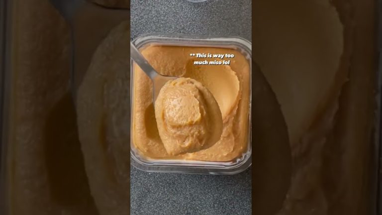 Butter Garlic Miso Pasta – ASMR cooking #shorts