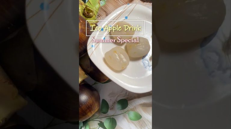 Ice Apple Drink ముంజకాయ జ్యూస్ #summerdrink #summerspecial #cooldrinks #iceapplejuice #smoothie
