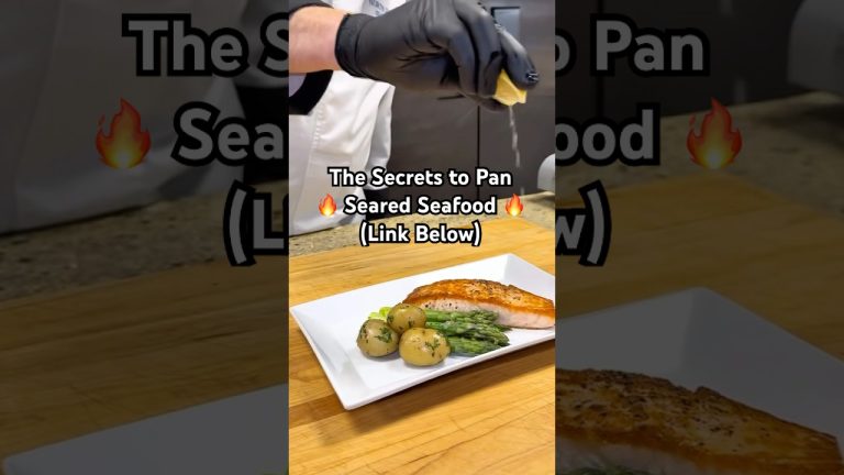 Want the secret 🔑 to perfectly seared seafood? 🔥