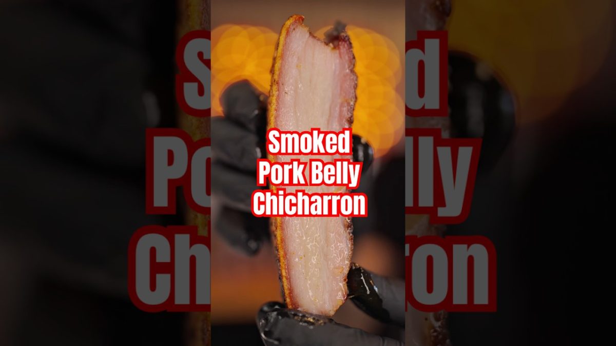 One of the Best bites in BBQ: Smoked Pork Belly Chicharron #smokedpork #chicharron #tftibbq