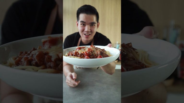 Jollibee pasta aka sweet filipino pasta #shorts #shortrecipe