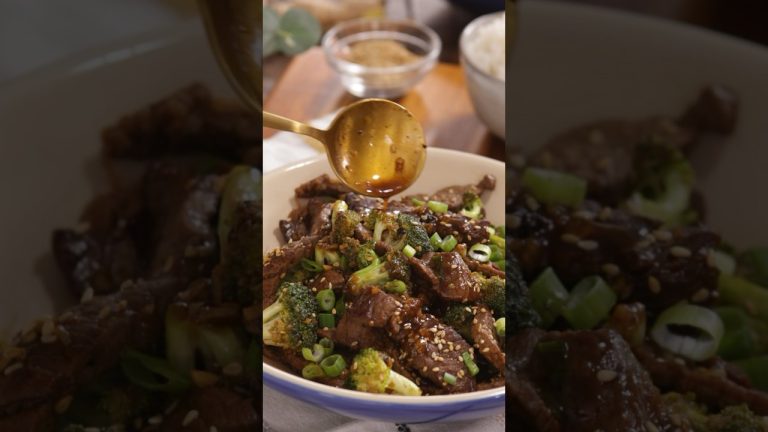 Beef and Broccoli Recipe at Home with Stir Fry Sauce!