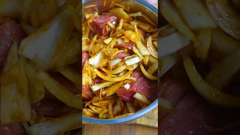 30 Min – Smoky Schweinefilet 🍖 mit Bacon-BBQ-Bohnen & Tagliatelle  #schnellerezepte #bbq  #bohnen