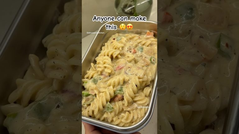 Cheesiest White Sauce Pasta Ever! 😍 Cafe Style at Home in Minutes 🍝