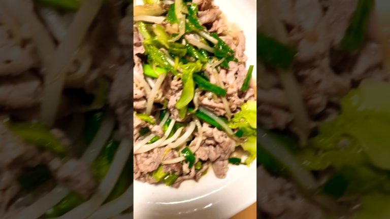 2557D 豚肉野菜炒め #shorts