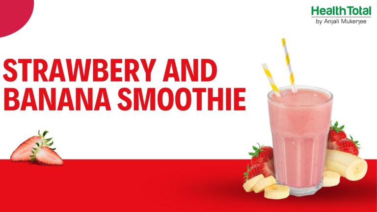 Healthy Strawberry Banana Smoothie Recipe | Boost Immunity & Energy with Soy Milk