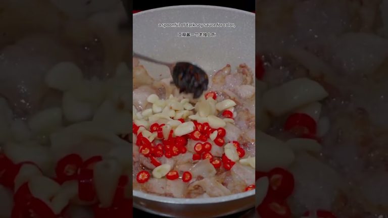 【Stir-fried pork with chili】辣椒炒肉这样做，色香味美超级下饭。快快学起来吧  #chinesefood