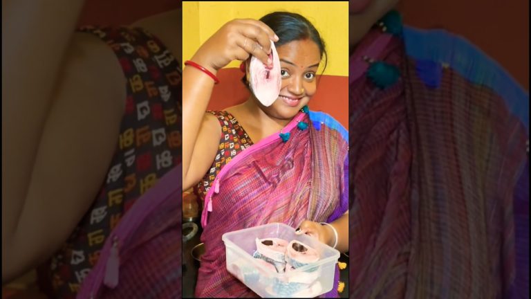 Ilish Mach Er Kancha Vapa Recipe #shorts #food #shortvideo #minivlog #fish