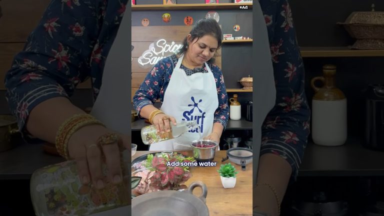 Come cook with me – Beetroot Chapatis with Coriander Chicken! #shorts  #recipe