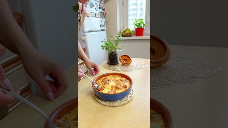 Creamy & cheesy chicken -شيش طاووق بالفخار! #recipe #chicken #creamy #cheese #baking #chickenrecipes