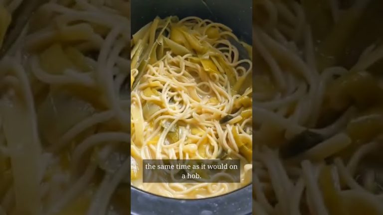 Did you know that you can cook pasta in a slow cooker? Faff free, and saves on energy.