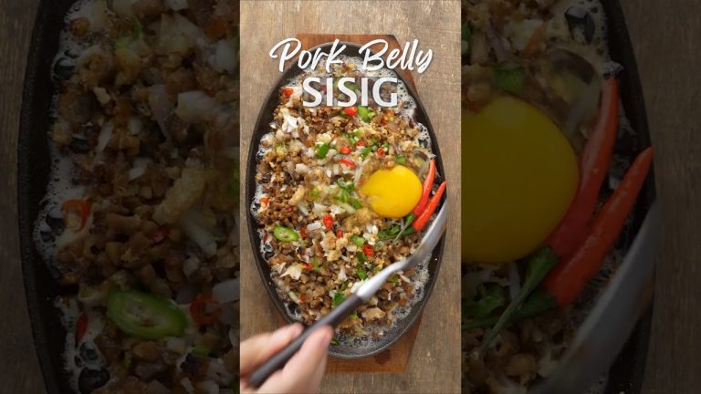 This Sisig is NEXT LEVEL Easy! (Pork Belly) #shortsviral #sisig