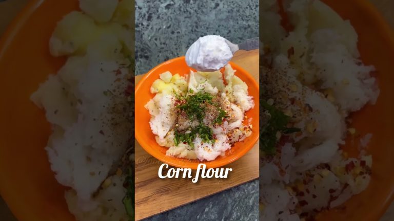 Crispy potato bites recipe 😋🥔| Homemade bread n potato snacks