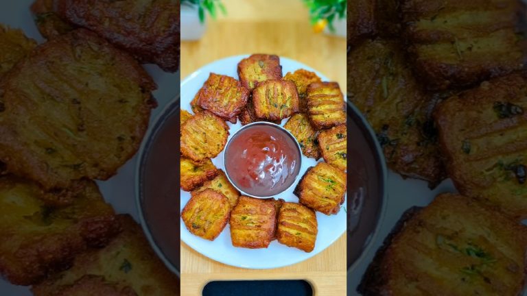Crispy Boiled Potato Snacks! #shorts #recipe #bread #snacks #potato