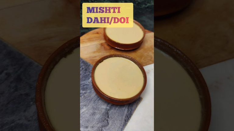 Mishti Doi | Meetha Dahi |Sweet Curd Recipe #ytshorts #shorts #dahi #dessert