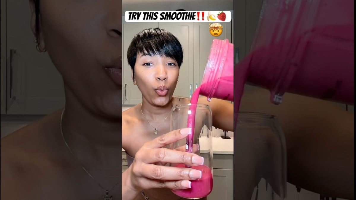 HEALTHY SMOOTHIE RECIPE‼️ 🍓🍌🫐 #smoothierecipes #healthysmoothierecipes #smoothie #omg