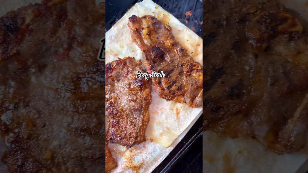 Beef steak recipe ➡️ #viralvideo #beefcuts #beefbites #crispy #bbq #foodie #beef #steak #food #reel