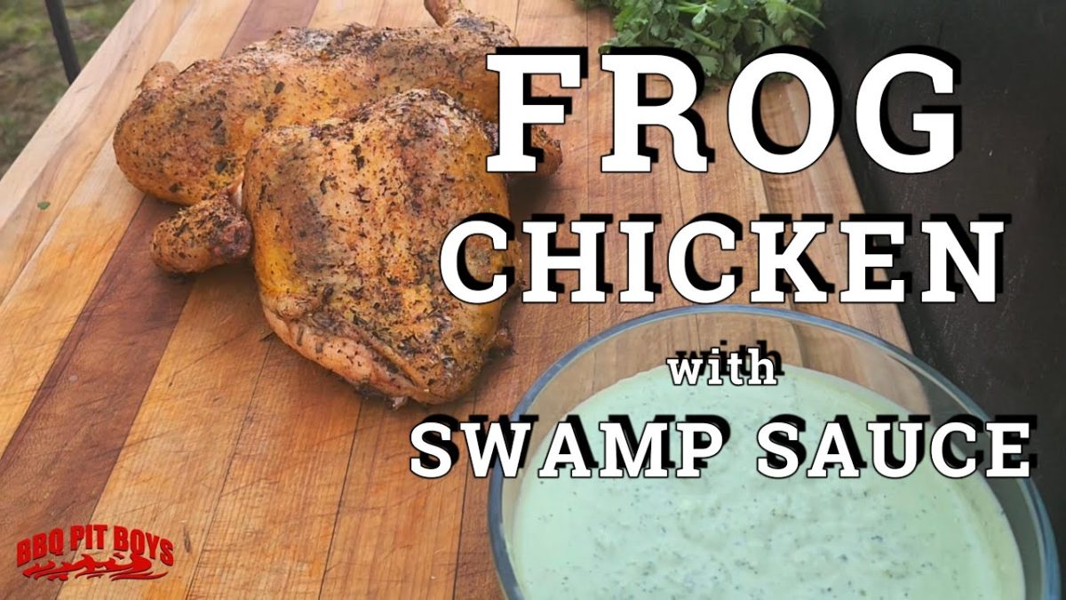 Frog Chicken with Swamp Sauce