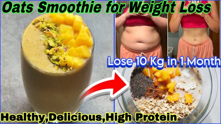 Fat-Burning Oats Smoothie for Quick Weight Loss | Oats Smoothie Recipe for Weight Loss- OatsSmoothie