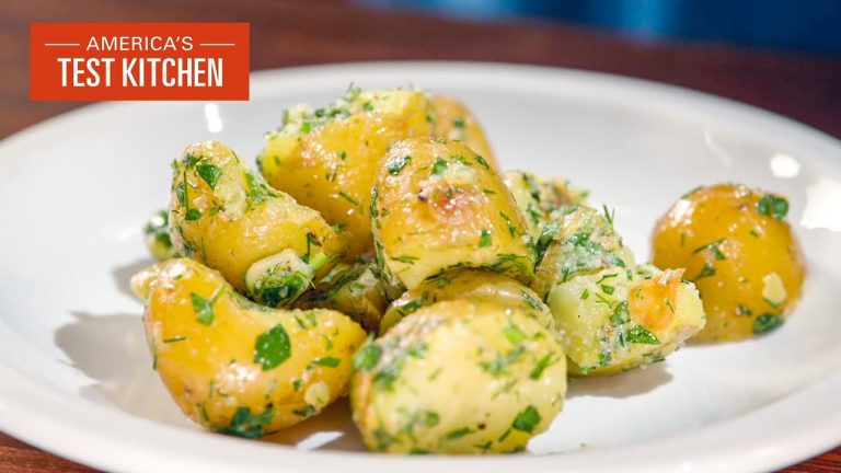 Torn Potato Salad With Toasted Garlic Dressing | America’s Test Kitchen