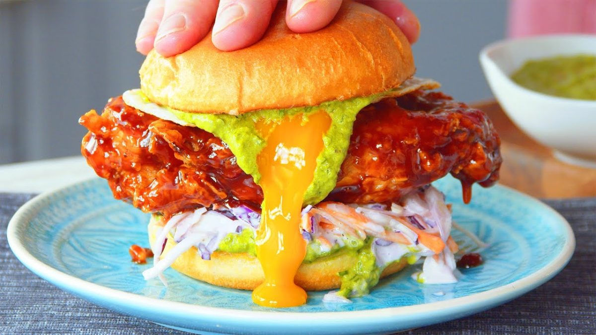 This Extra Crispy BBQ Chicken Burger Will Leave You Speechless!