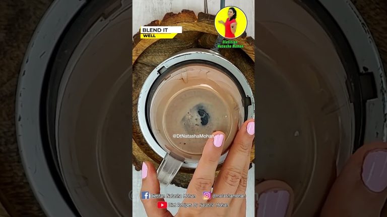 Weight loss chocolate smoothie recipe #weightlosssmoothie #healthysmoothierecipes #healthydinner