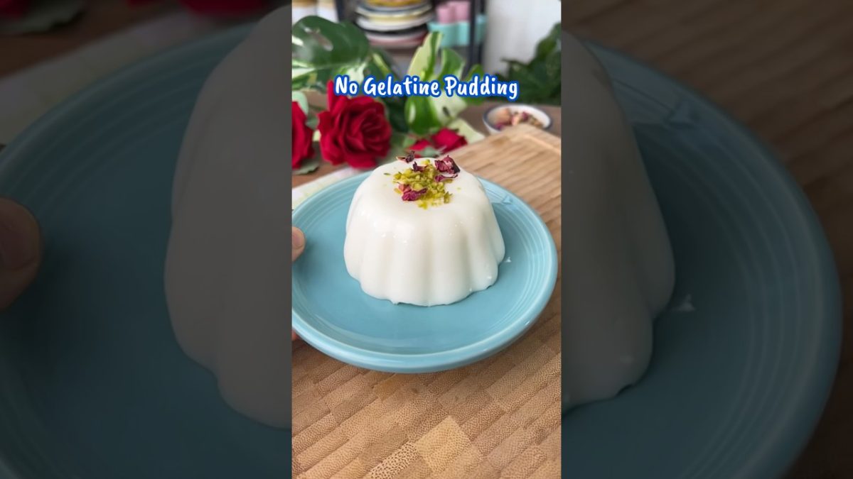 Creamy Milk Pudding – Mahalabiya ! No gelatine or eggs , 10 minute recipe. Saudi Arabia Dessert