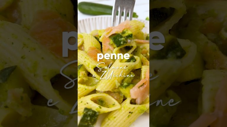 Pasta al Salmone e Zucchine 😍😋 #cucina #ricetta #cucinafacile #recipe #pasta #italianrecipes