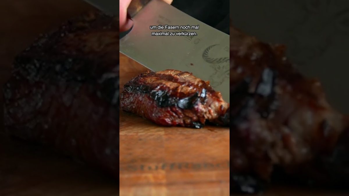 Rinderhüfte (Steak) richtig schneiden 🔥 #steak #tutorial #bbq