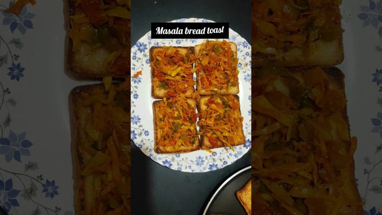 Masala Bread Toast Recipe in Kannada👌 # Bread Recipe #Kid's Favourite Snacks…