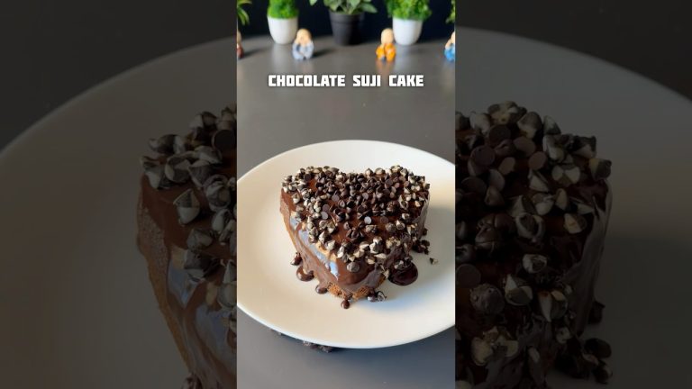 Viral Chocolate Suji Cake #shorts #recipe #chocolate #cake