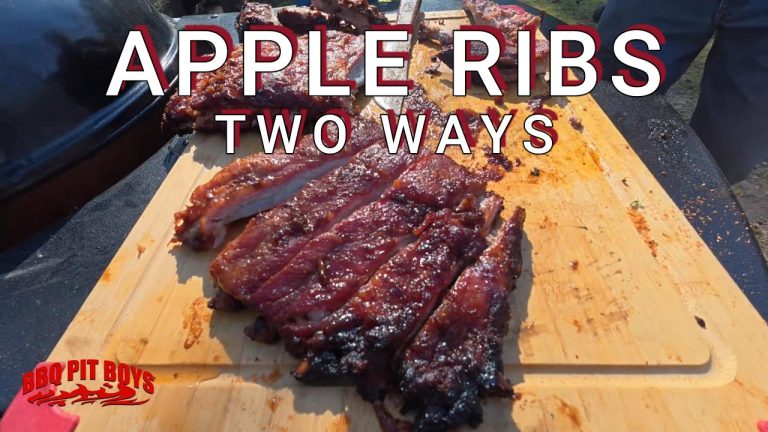 Apple Butter Baby Back Ribs with Spicy Spares