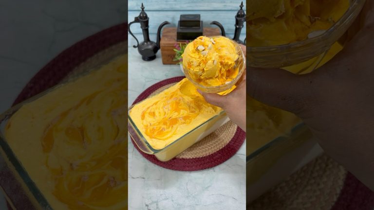 Mango Ice Cream – Easy and Simple Recipe #icecream #mango #shorts