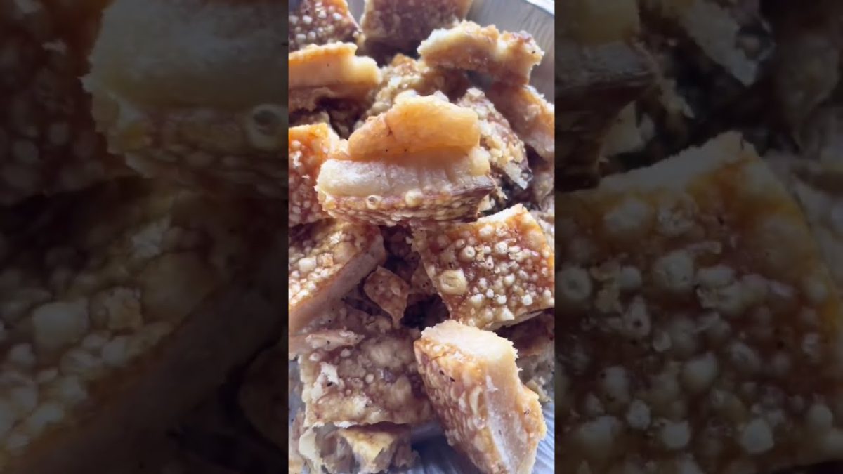 Let’s Make EXTRA CRISPY PORK SKIN in the air fryer! #crispypork #chicharon #shorts