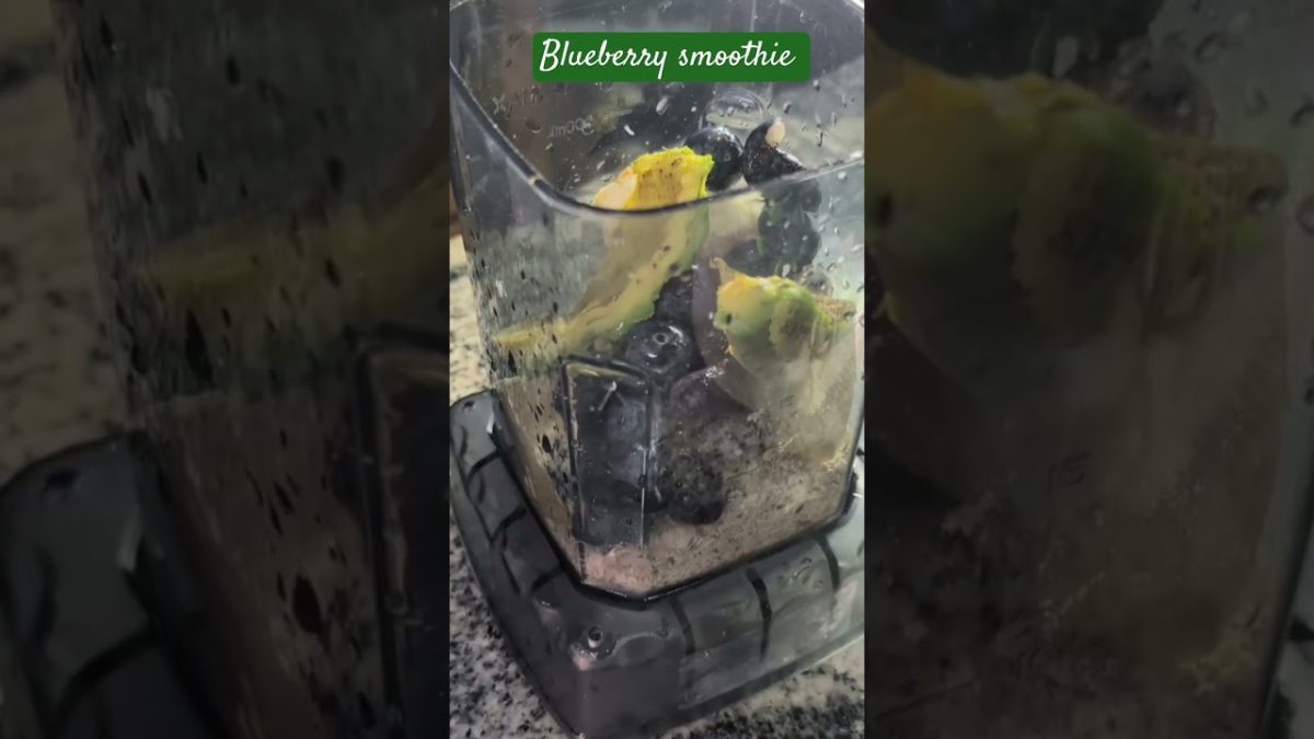 how I make smoothie using blue berry and other recipes #shorts #fyp #foryoupage #viralvideo