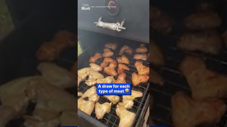 Man turns filing cabinet into a BBQ